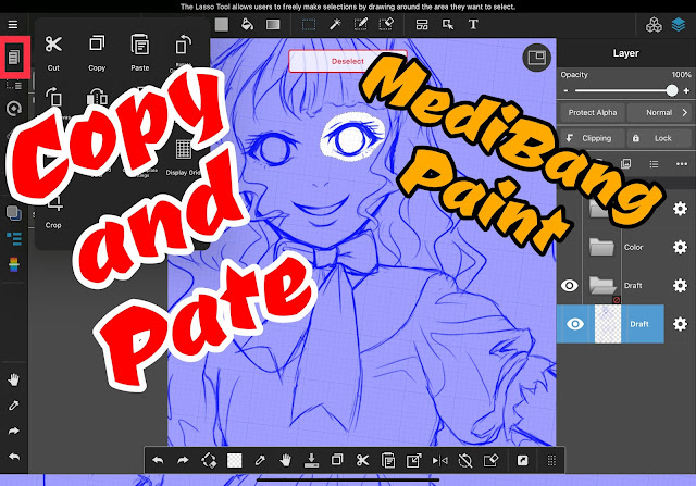 How to Copy and Paste on MediBang Paintg