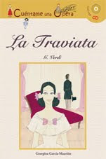Ópera de Verdi "La Traviata".El famoso brindis