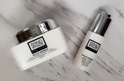 Review: Erno Laszlo Antioxidant Complex for Eyes, Pore Refining Detox Double Cleanse, and White Marble Dual Phase Vitamin C Peel