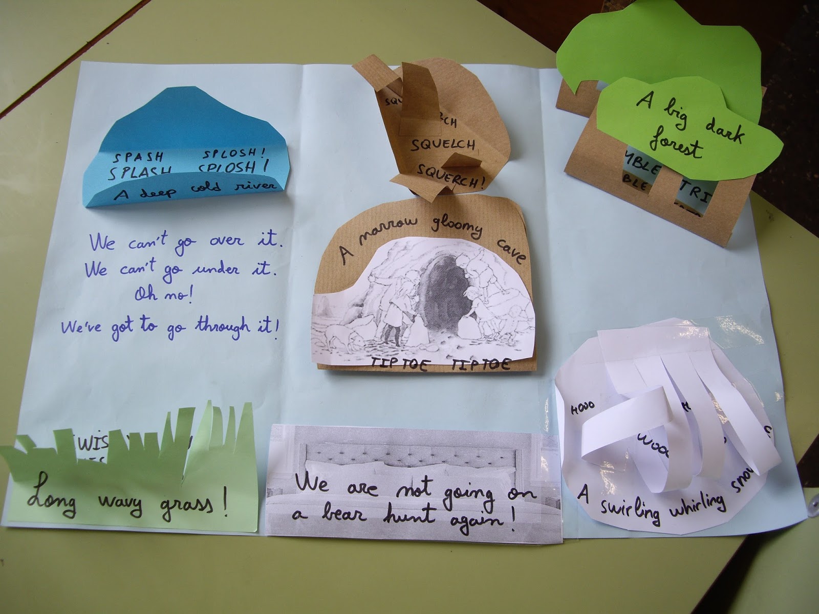 LEARNING TOGETHER Treasure Box 2 XI "We are going on a Bear Hunt" craft