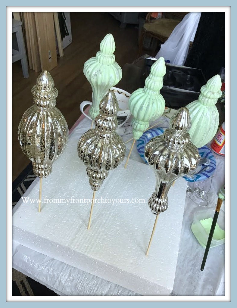 From My Front Porch To Yours Easy DIY Faux Jadeite Ornaments