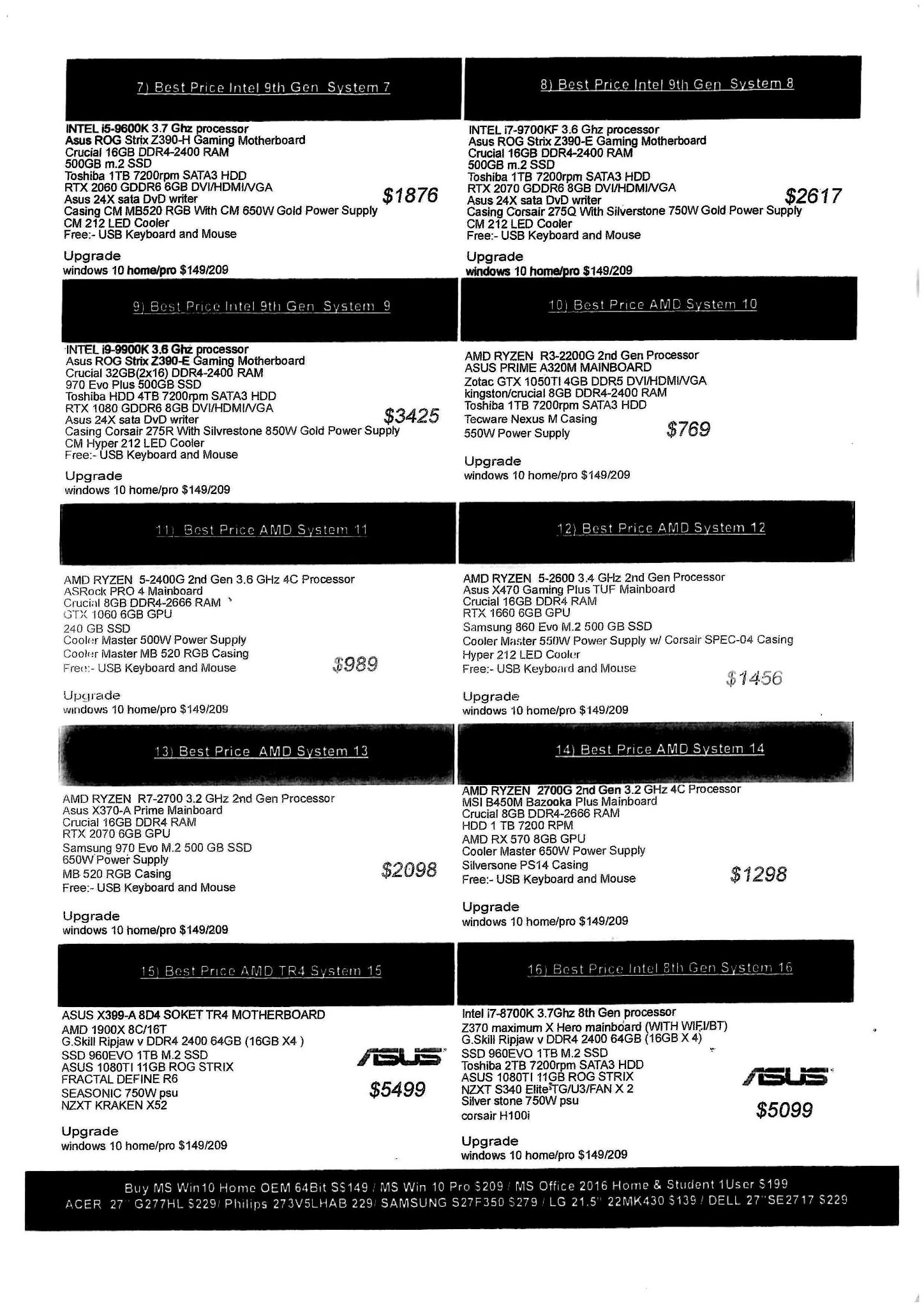 SG PC Fair Online Brochures, Flyers and Price List Best Price