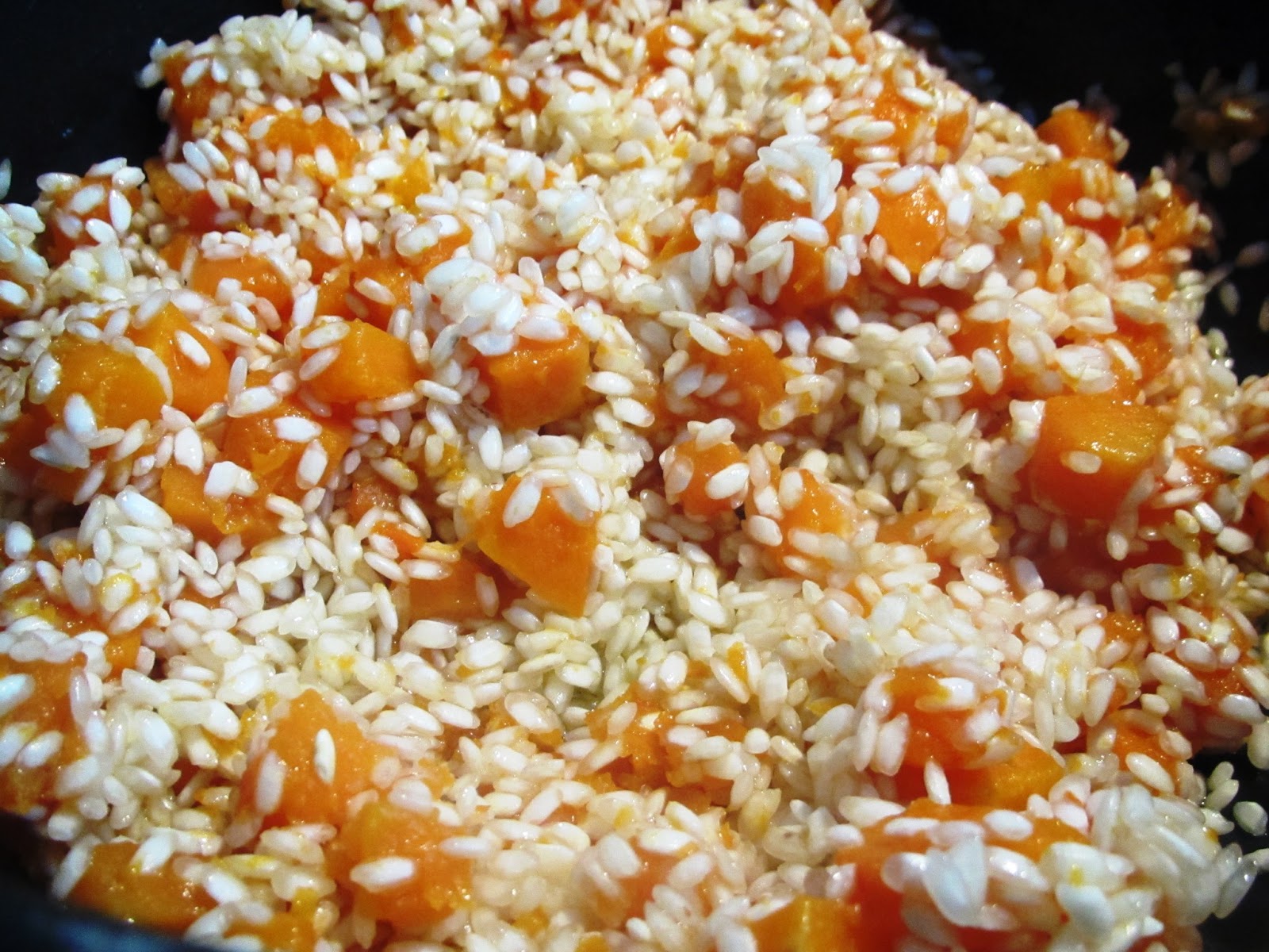  Risotto con Calabaza, Setas y Trufa 