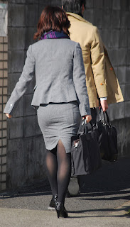 fashion tights skirt dress heels : Business woman outfit
