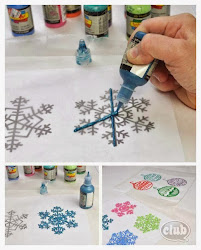 how to paint a snowflake easy 4