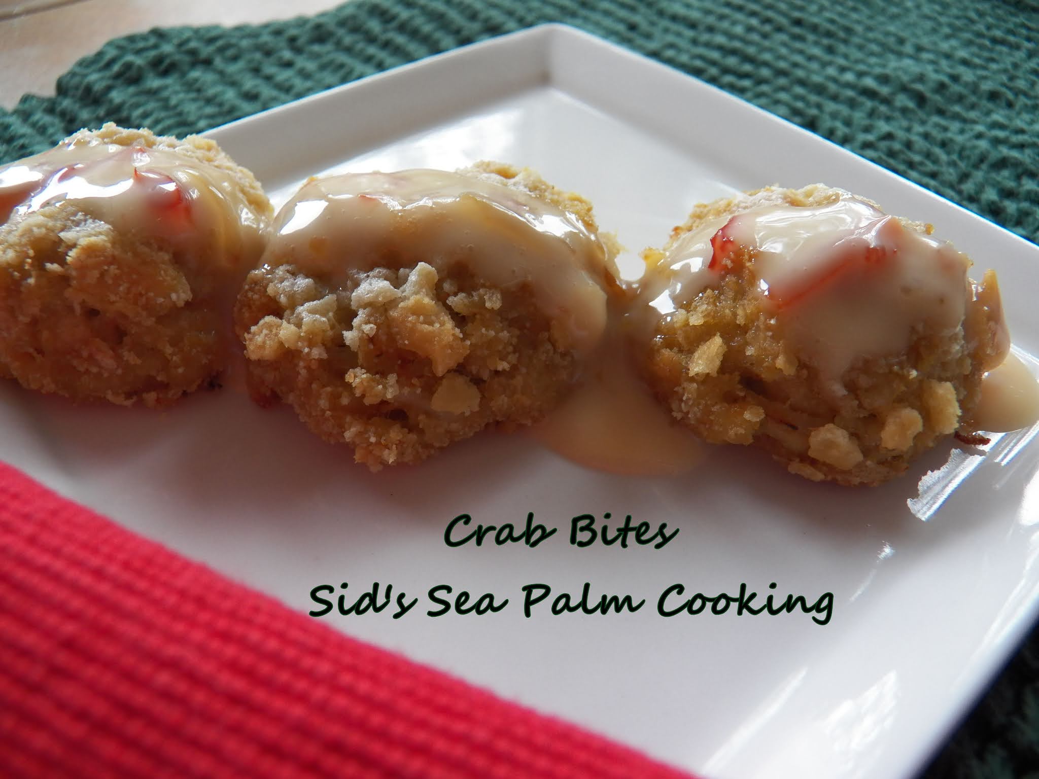 Crab Bites Sid's Sea Palm Cooking