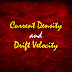 Current Density and Drift Velocity