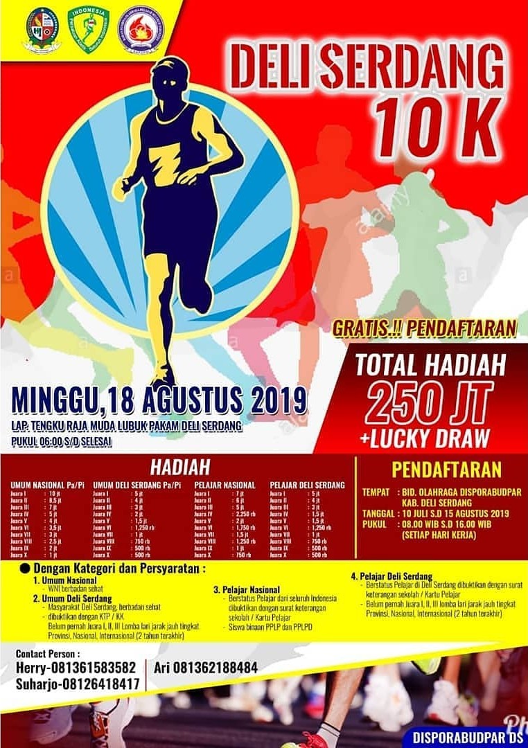 Deli Serdang 10K • 2019 Deli Serdang 10K • 2019