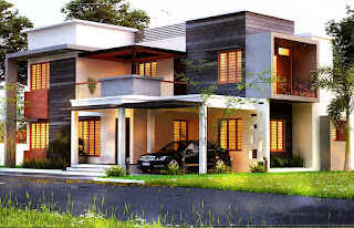 2200 sq ft 4 bedroom Kerala modern box type home 2200 sq ft 4 bedroom Kerala modern box type home