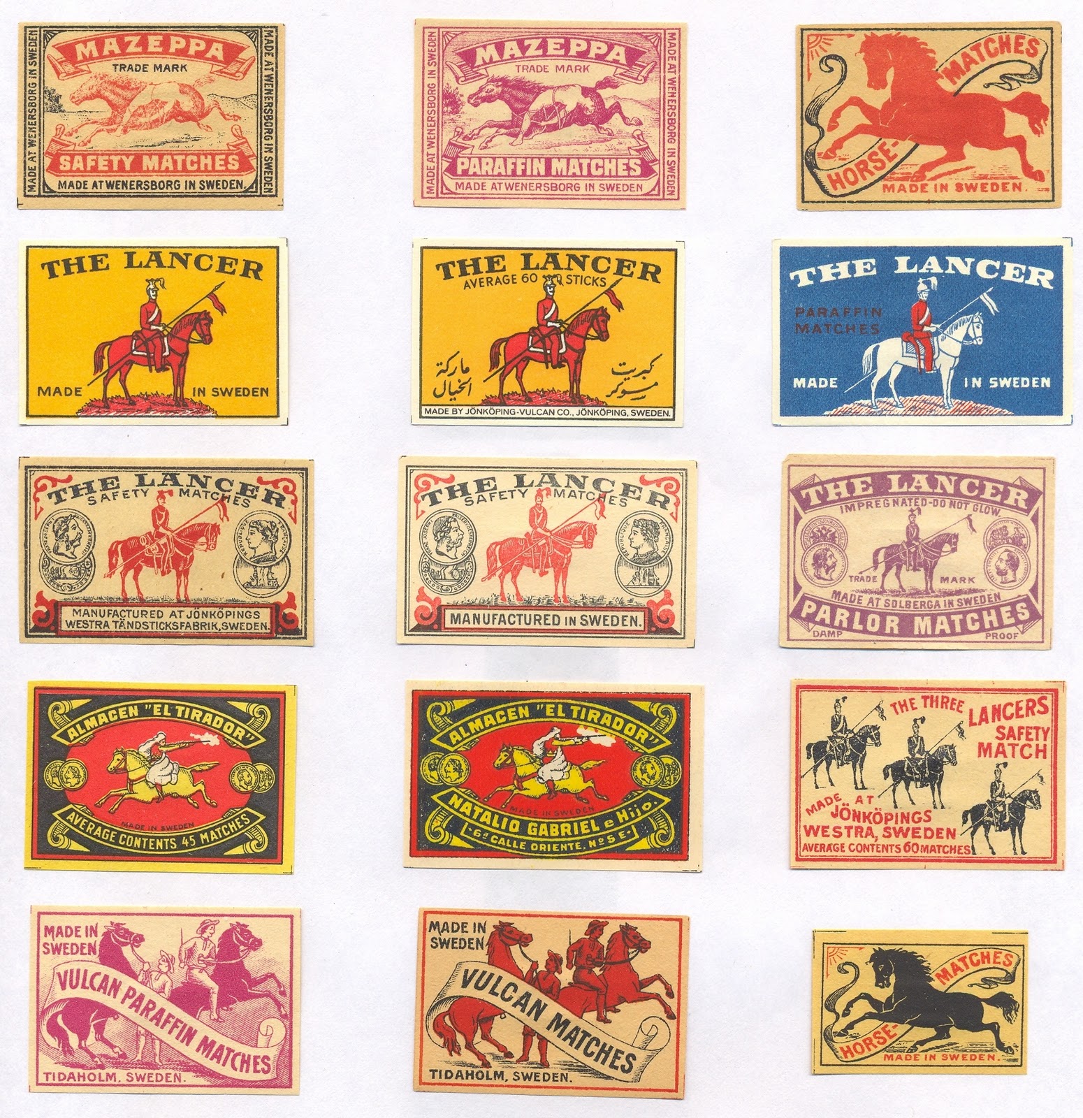 The World Of Matchboxes, Matchbooks & Matchbox Labels My Collection Sweden
