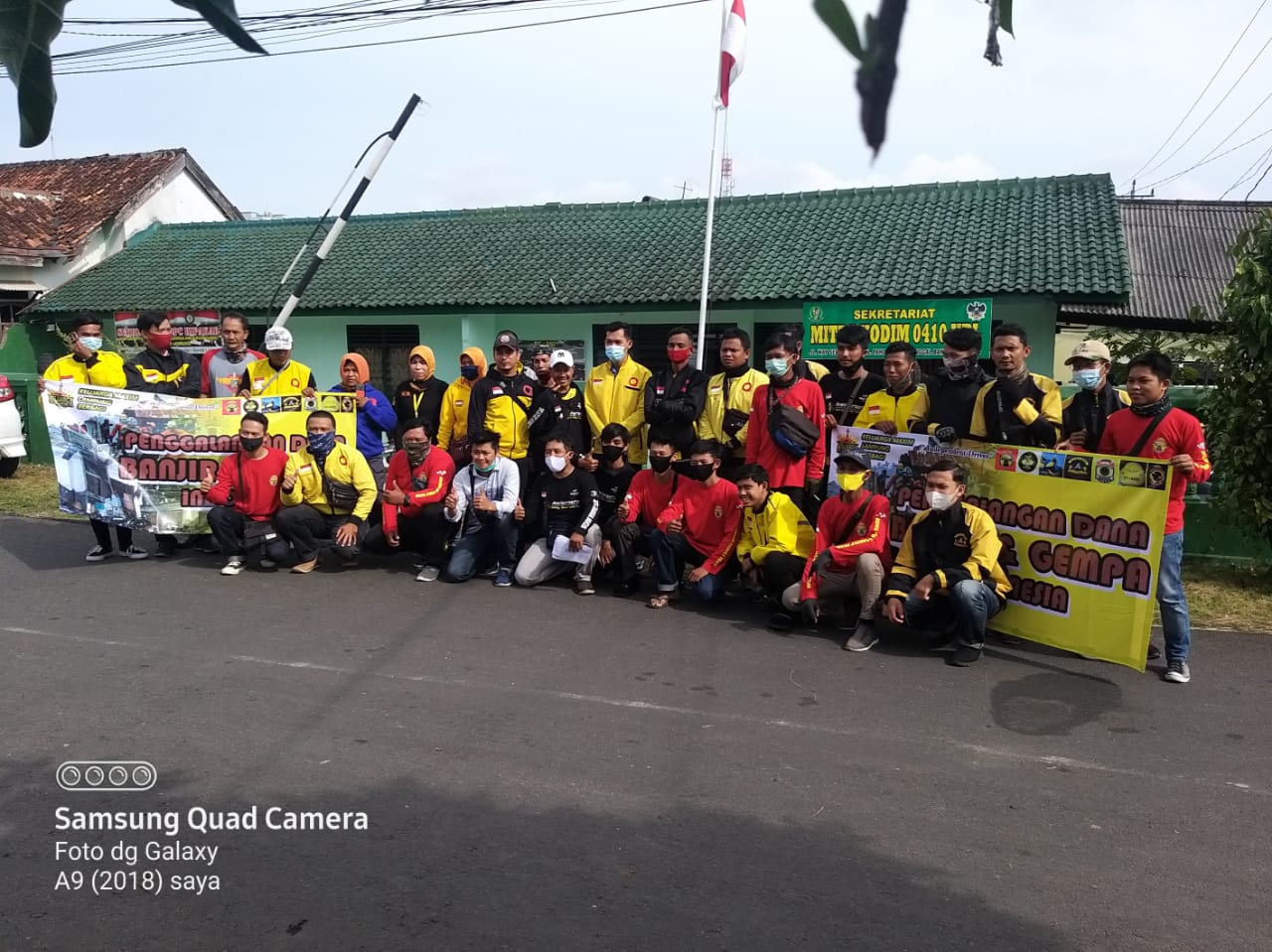 Komunitas Maxim Lampung Membantu Penggalang Dana
