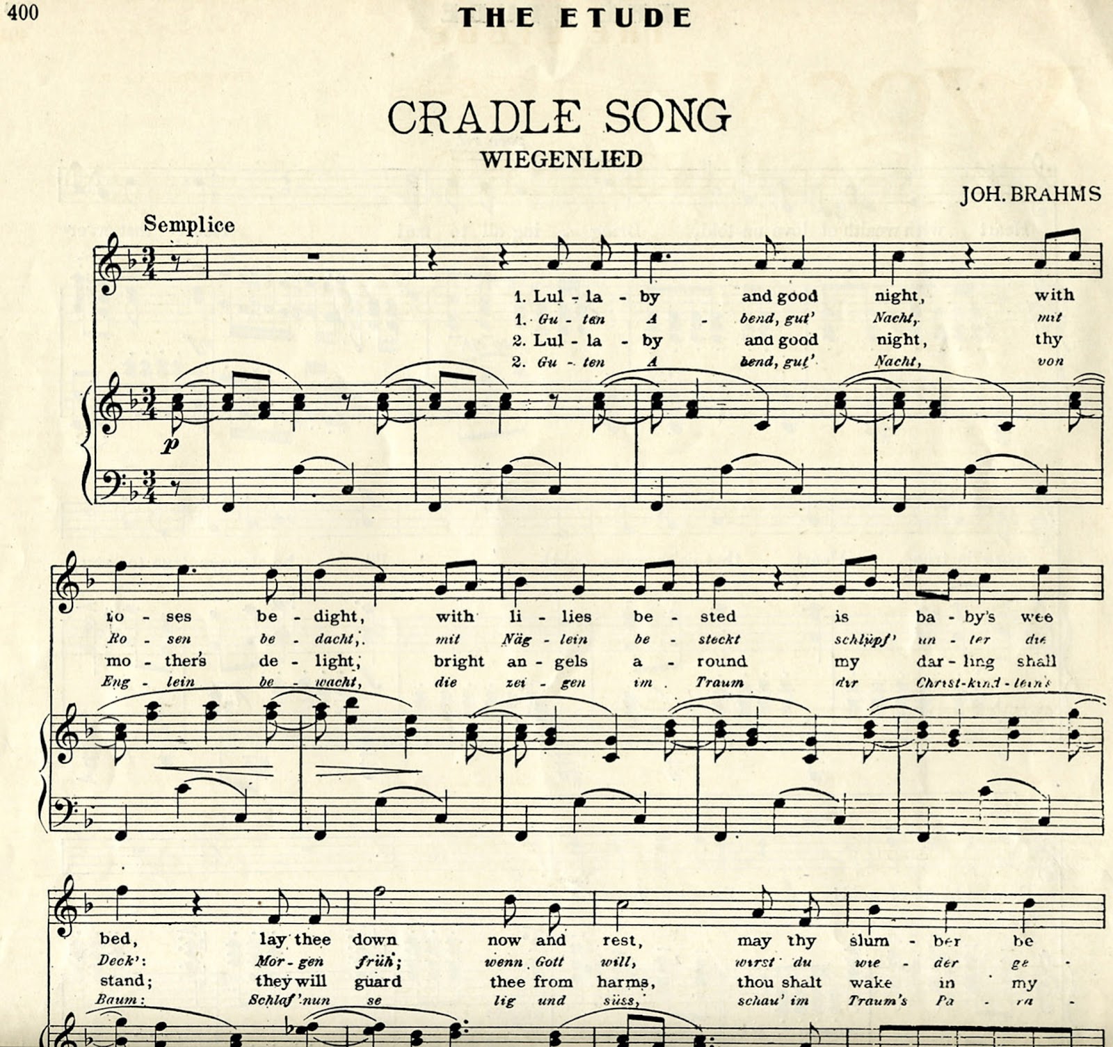 A Vintage Cottage Home C is for CRADLE SONG!