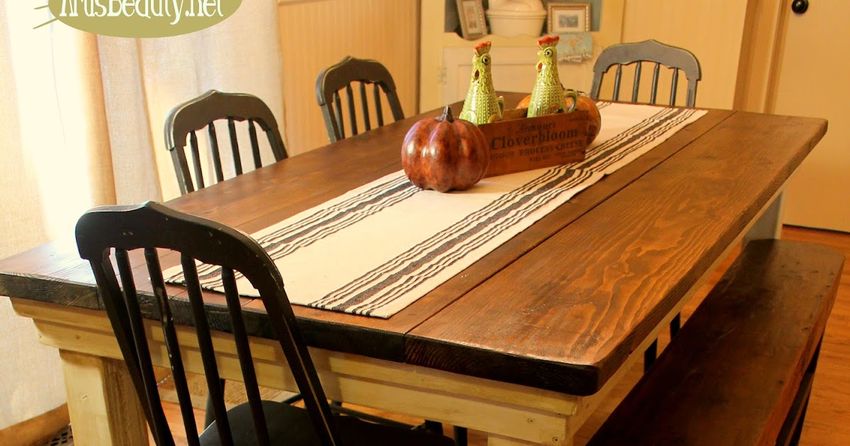 Farmhouse Kitchen Table Diy art is beauty: how to build your own farmhouse table for under $100 Farmhouse Kitchen Table Diy art is beauty: how to build your own farmhouse table for under $100