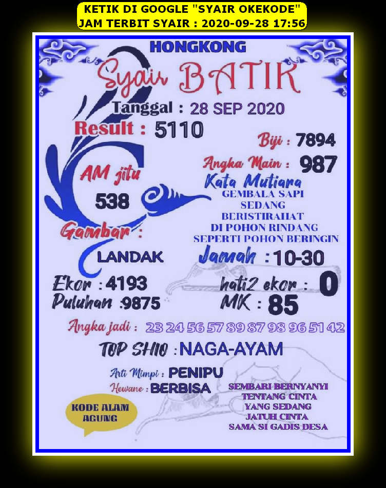 Syair Batik Togel Funnypics Com
