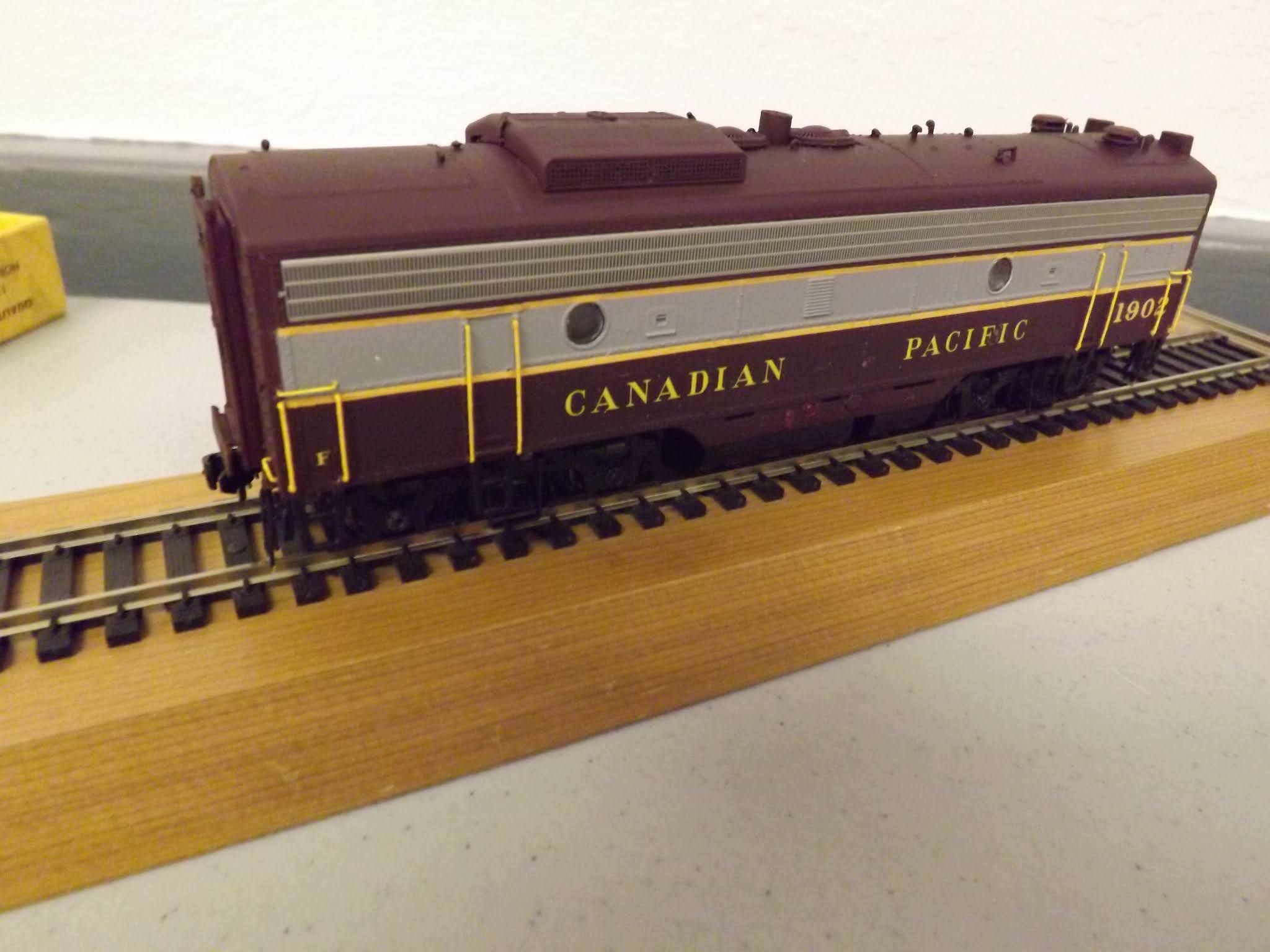 Winnipeg Model Railroad Club Neil Carleton brings two models to the