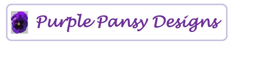 Purple Pansy Design