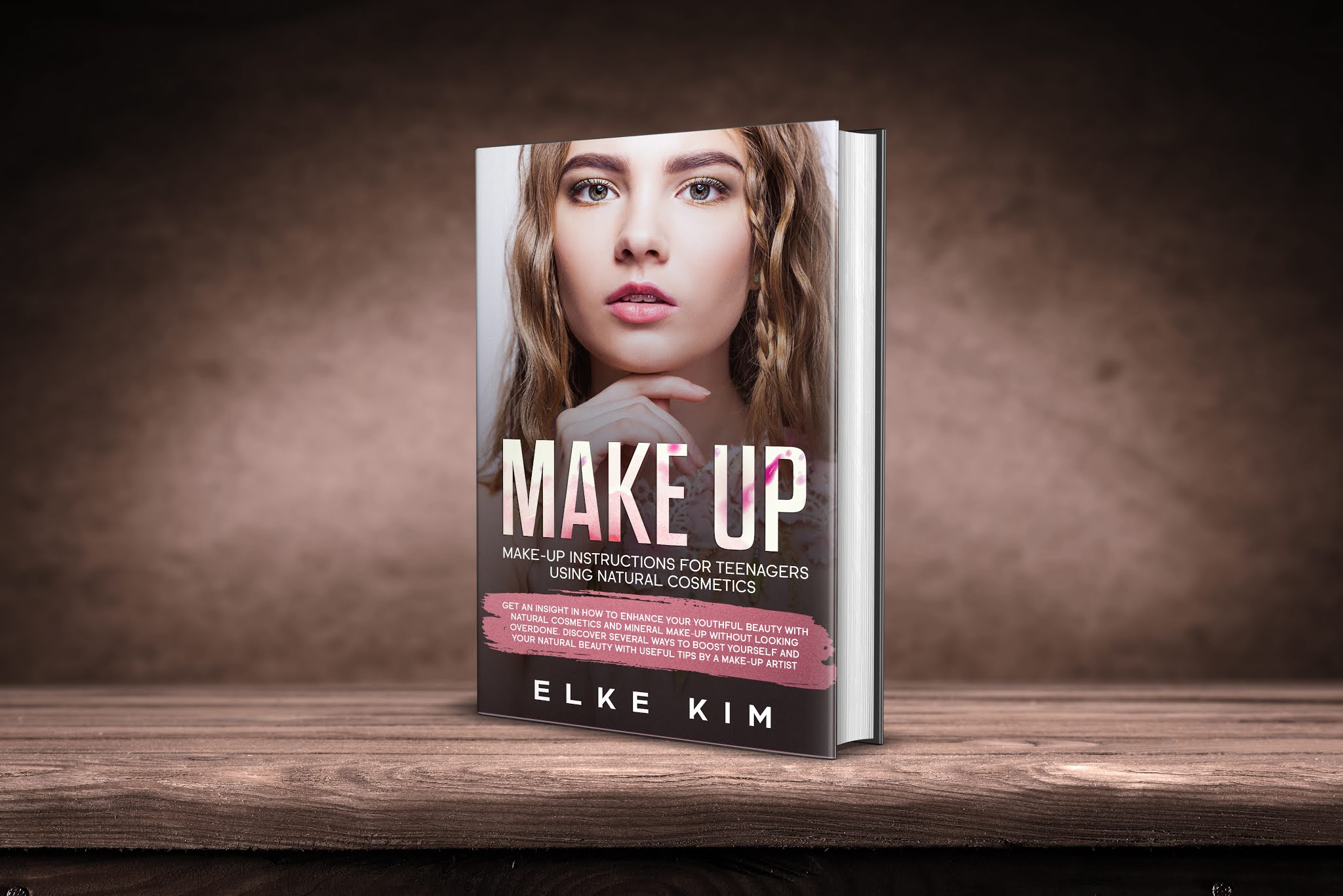 Makeup book Makeup instructions for teenagers using natural cosmetics