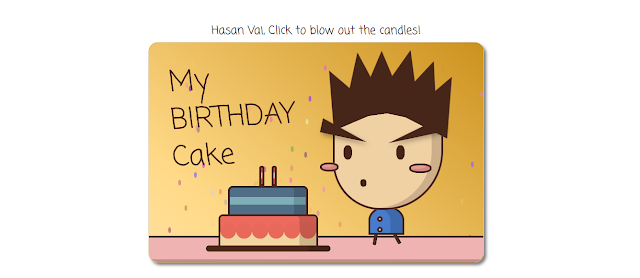 Happy Birthday Animation Blogger Themes