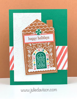 November 2020 Jolly Gingerbread Paper Pumpkin Alternative Projects + Video ~ www.juliedavison.com #paperpumpkin #stampinup