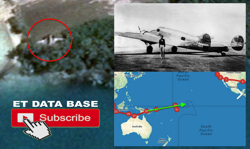 Hey, I found Amelia Earharts Plane Using Google Map! UFO Sighting News
