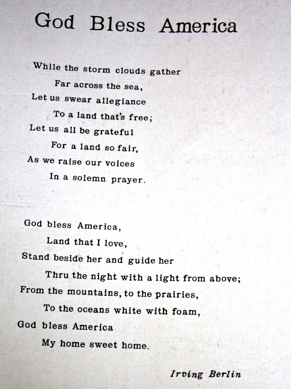 Printable God Bless America Lyrics Printable Word Searches