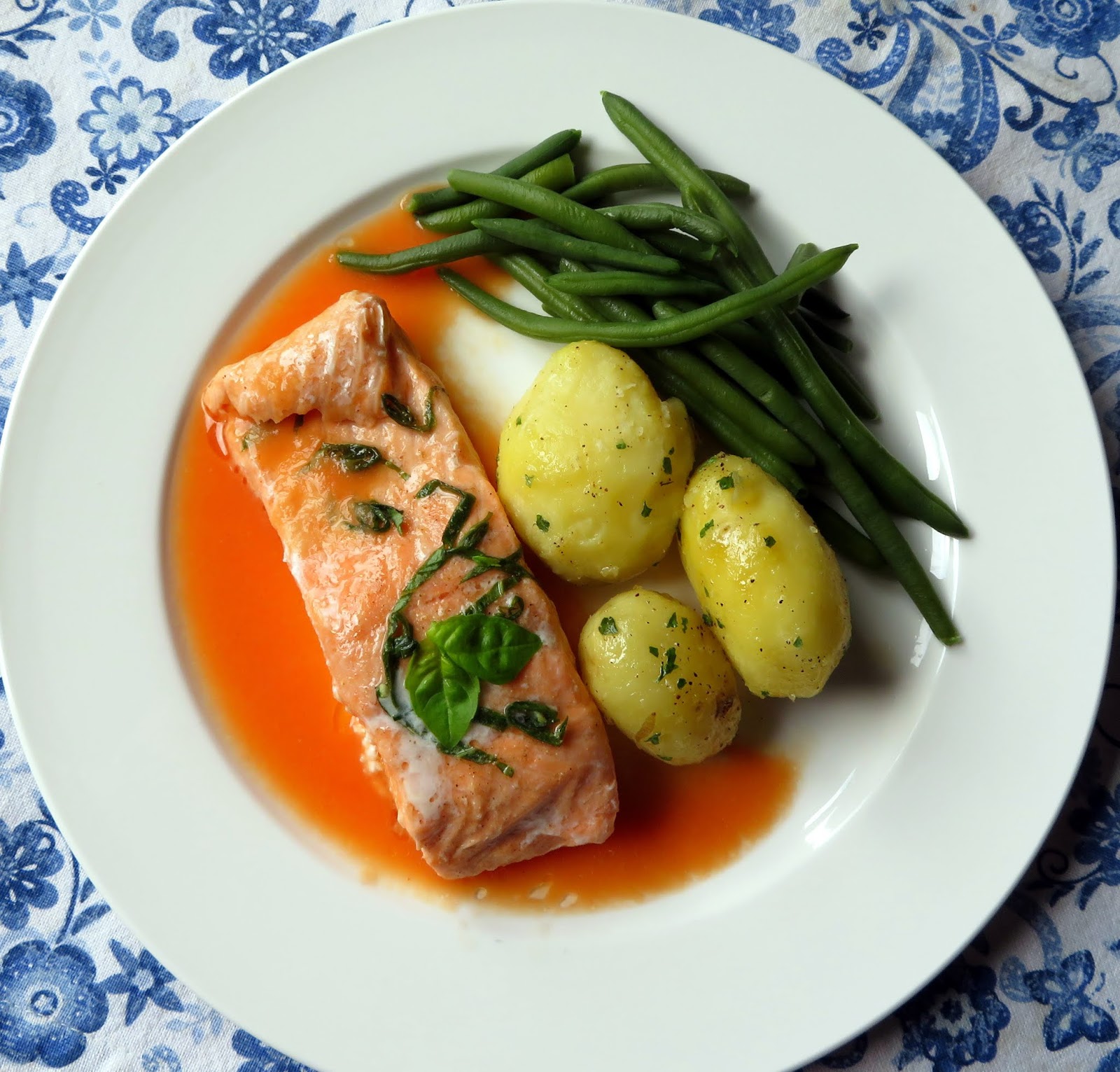 Steamed Sea Trout with a Ginger & Tomato Sauce The English Kitchen