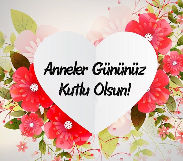 Anneler Günü Kutlama Kartları Renkli Duvar