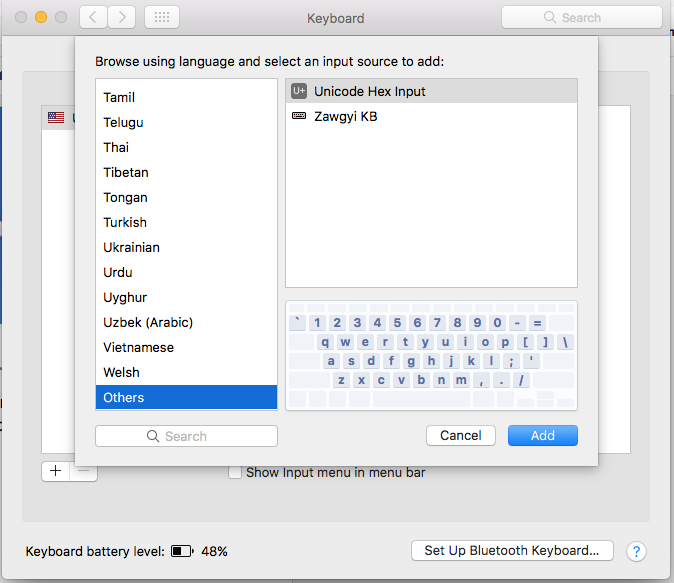 How To install Zawgyi Fonts & Keyboard on Mac iOSUAMyanmar