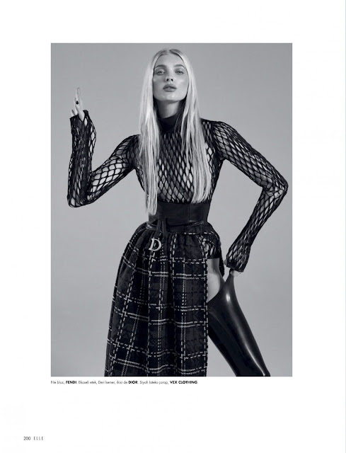 Elsa Hosk in Elle Magazine, Turkiye September 2019 Issue