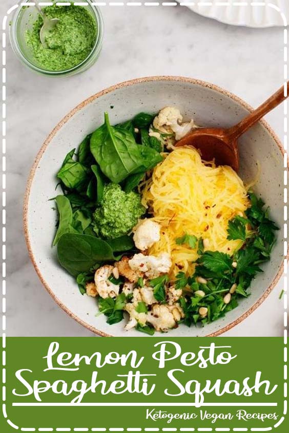 Lemon Pesto Spaghetti Squash Kimberly Recipe