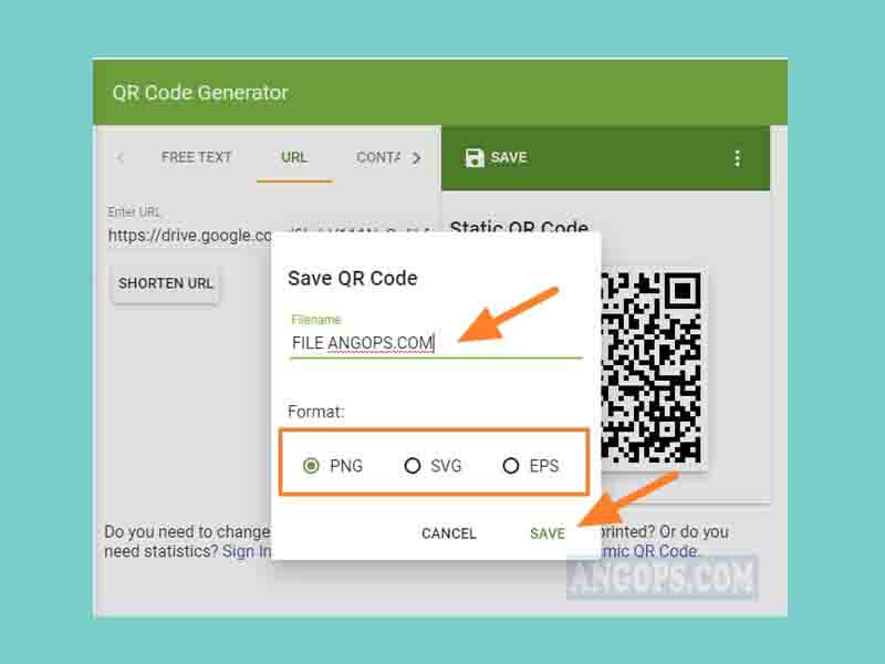 Cara Membuat Barcode Google Drive untuk Berbagi File ANGOPS