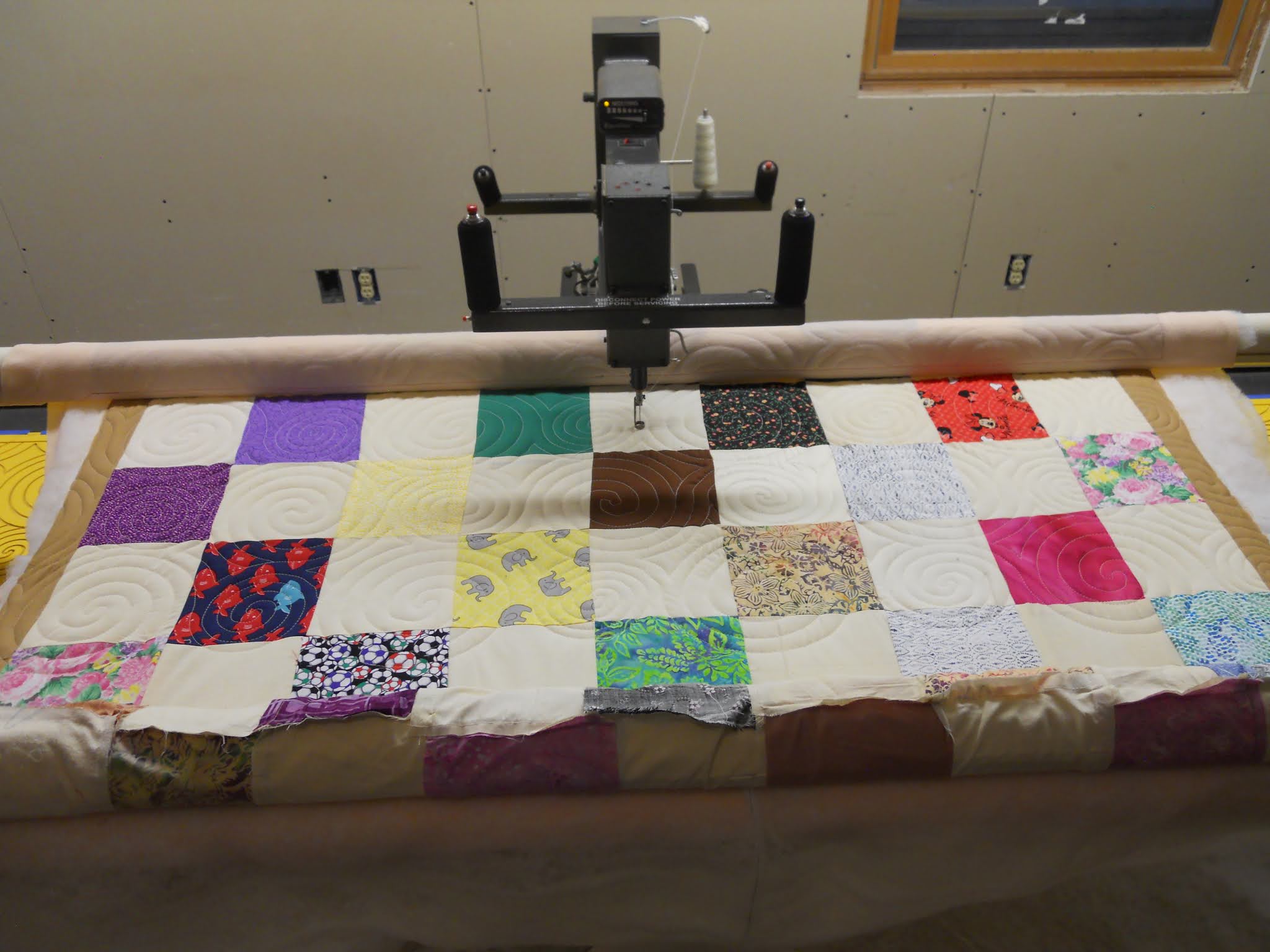 Kathy's Quilting Blog Basic Square Patchwork Quilt