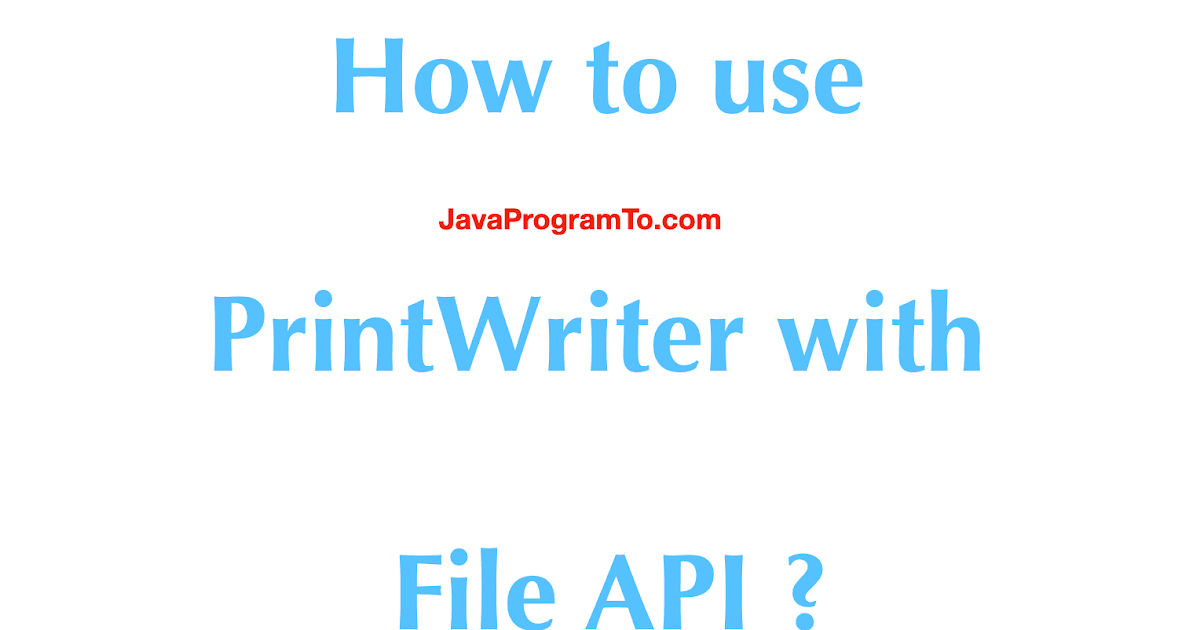 Java Printwriter Append Method With Examples – DQUSC