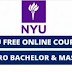 دورات مجانية عبر الإنترنت لجامعة نيويورك للطلاب - جامعة نيويورك دورات مجانية عبر الإنترنت لجامعة نيويورك للطلاب - جامعة نيويورك