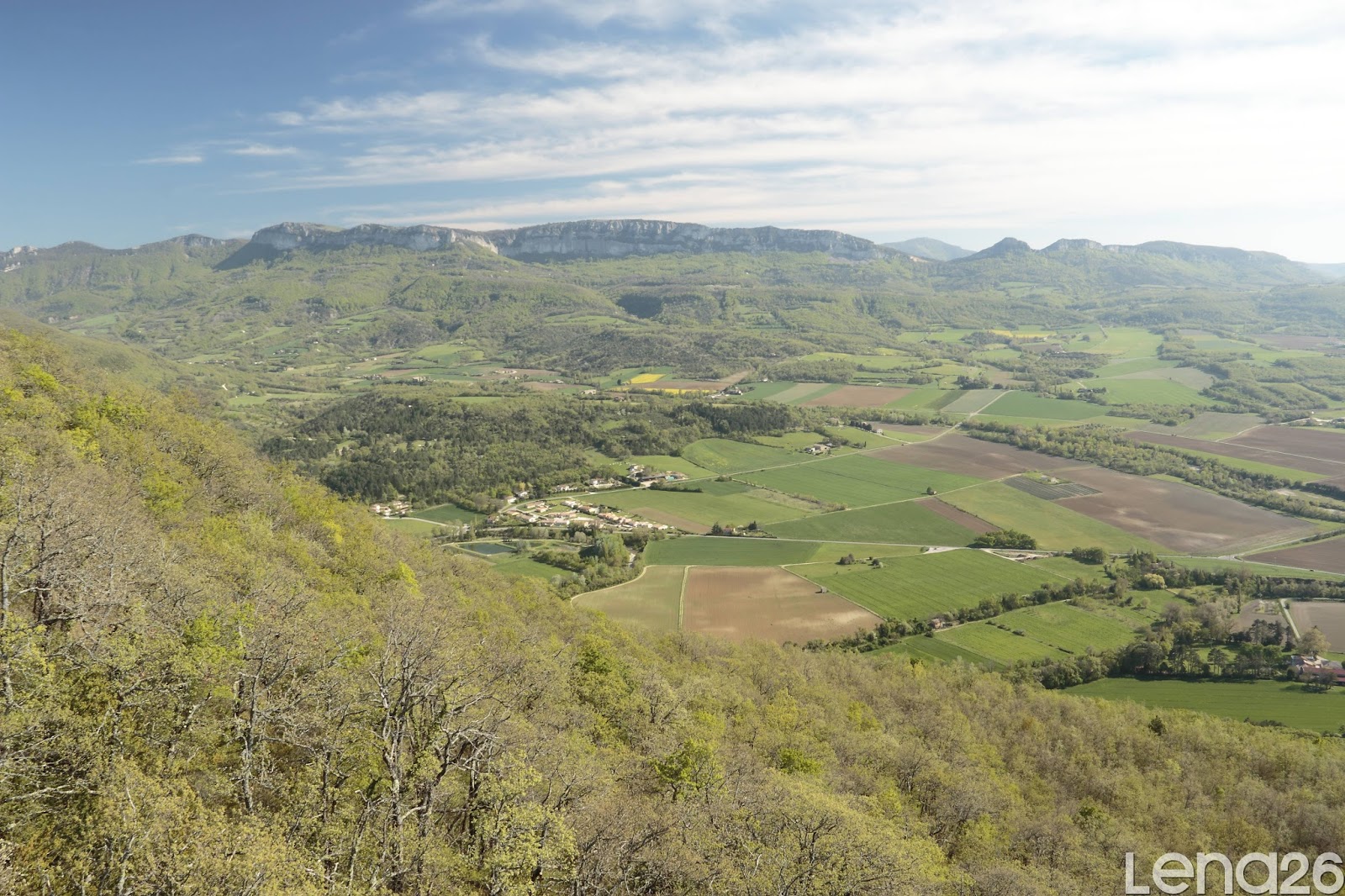 Balades en DrômeArdèche Pont de Barret la montagne Ste Euphémie (Drôme)
