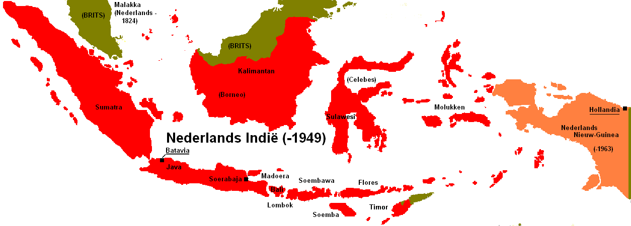 El imperio holandés (Países Bajos), un negocio colonial hasta 1975 más