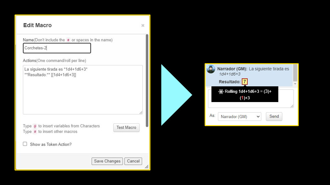 Bricorol Tutorial de Roll20 para programar macros como un