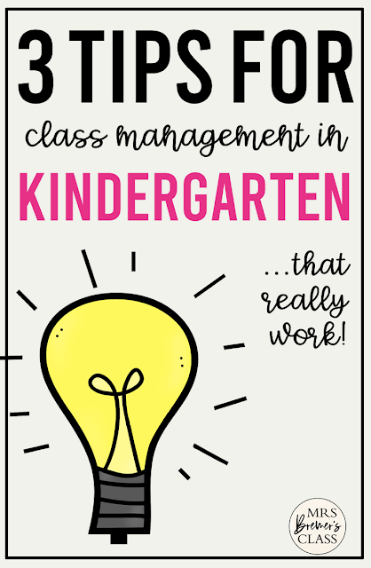 Three class management tips for Kindergarten that REALLY work!