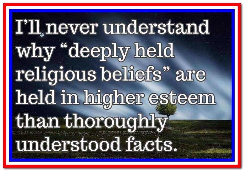 Acerbic Politics Pondering religious beliefs