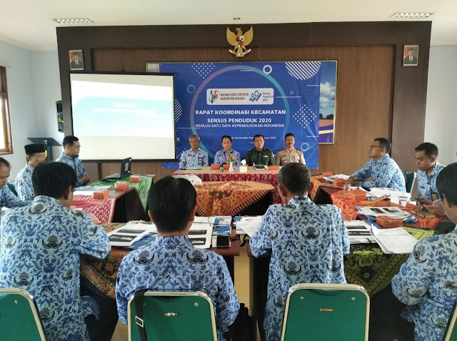 Rakor Pelaksanaan Sensus Penduduk Secara Online Tahun 2020