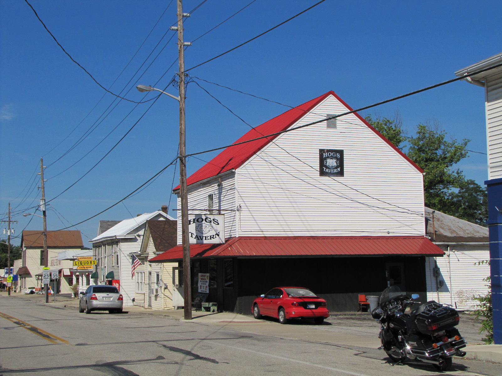 Philip and Becky's Motorcycle Trips. Lanesville, Southern Indiana.