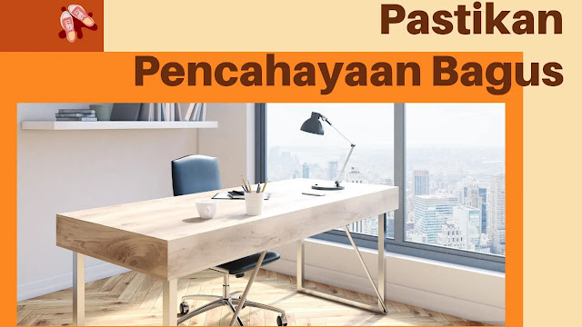 foto cara menata ruang kerja di rumah