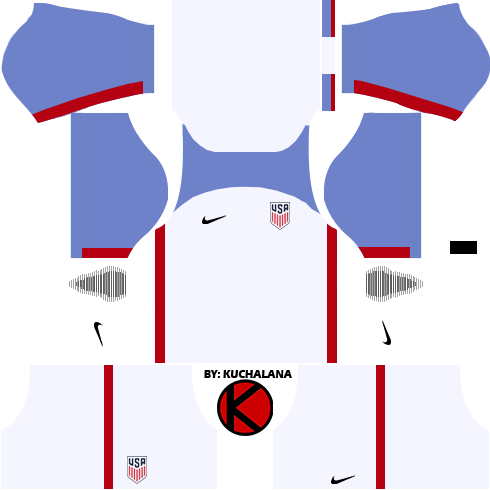 United State (USA) Kits 2016/2017 -  Dream League Soccer