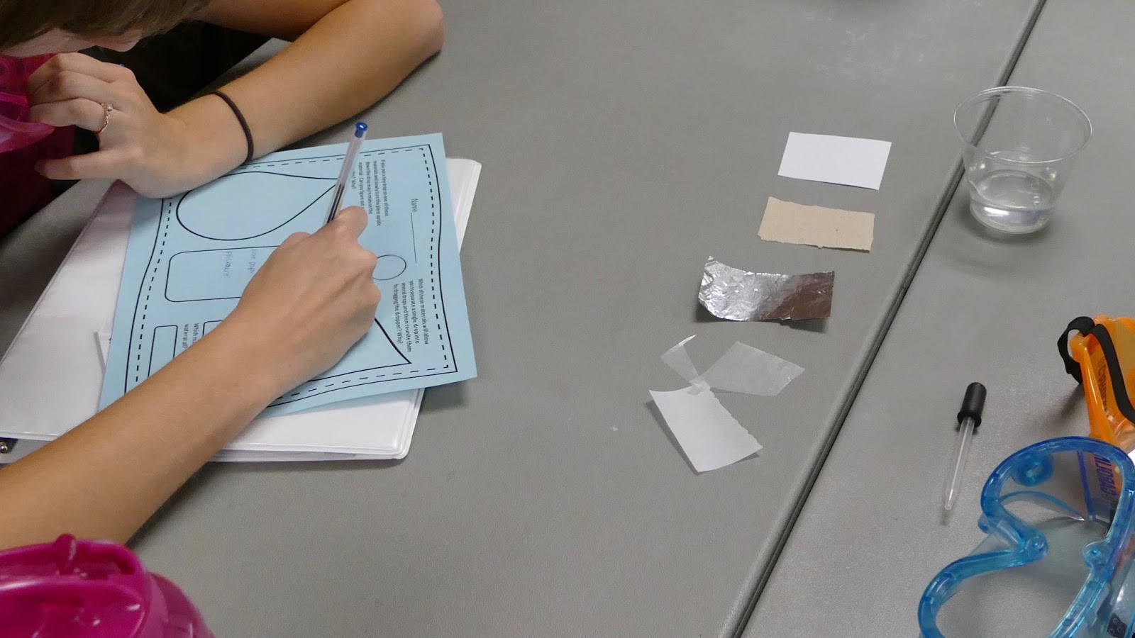 Water Droplets on Different SurfacesCohesion, Adhesion and Surface