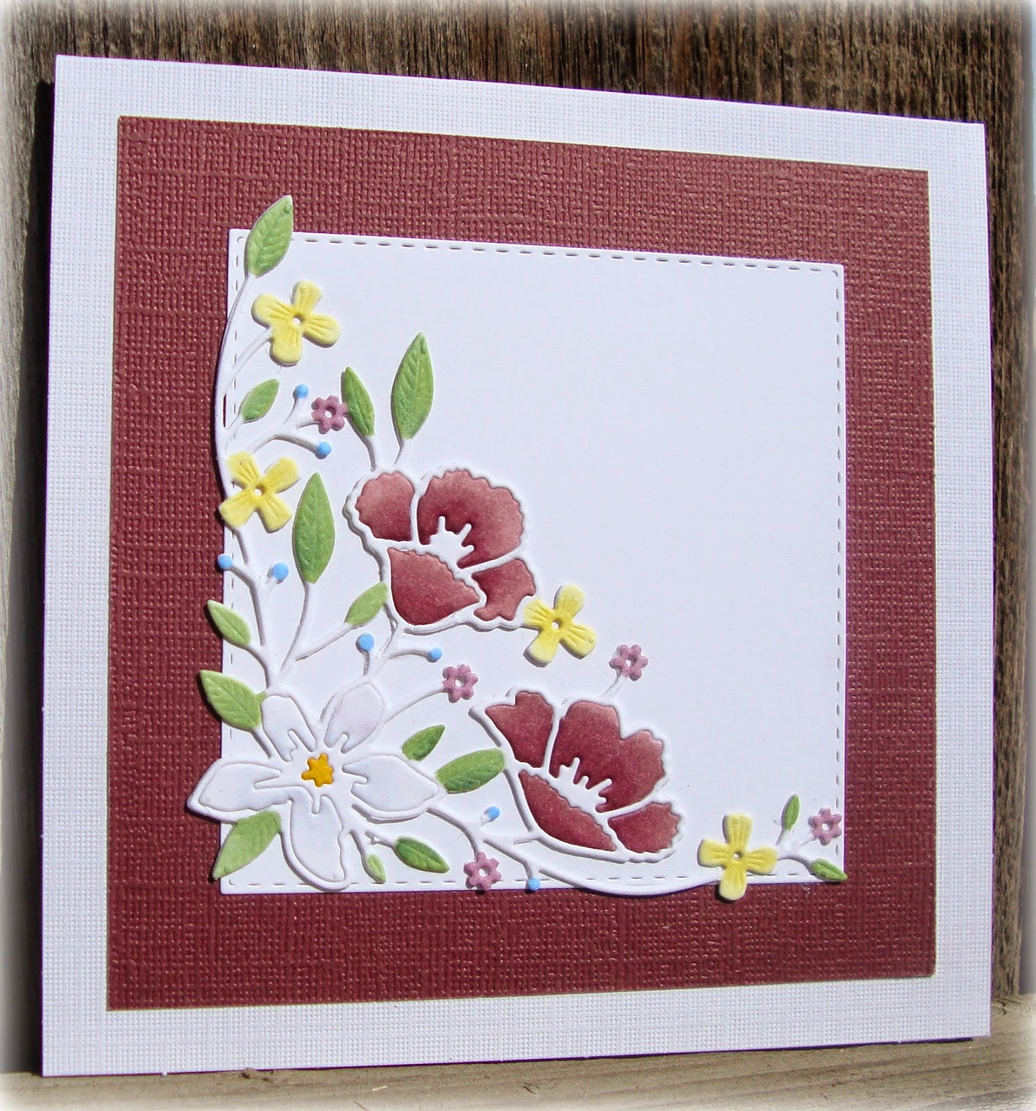 Stamp and Ink MEMORY BOX WILDFLOWER CORNER DIE