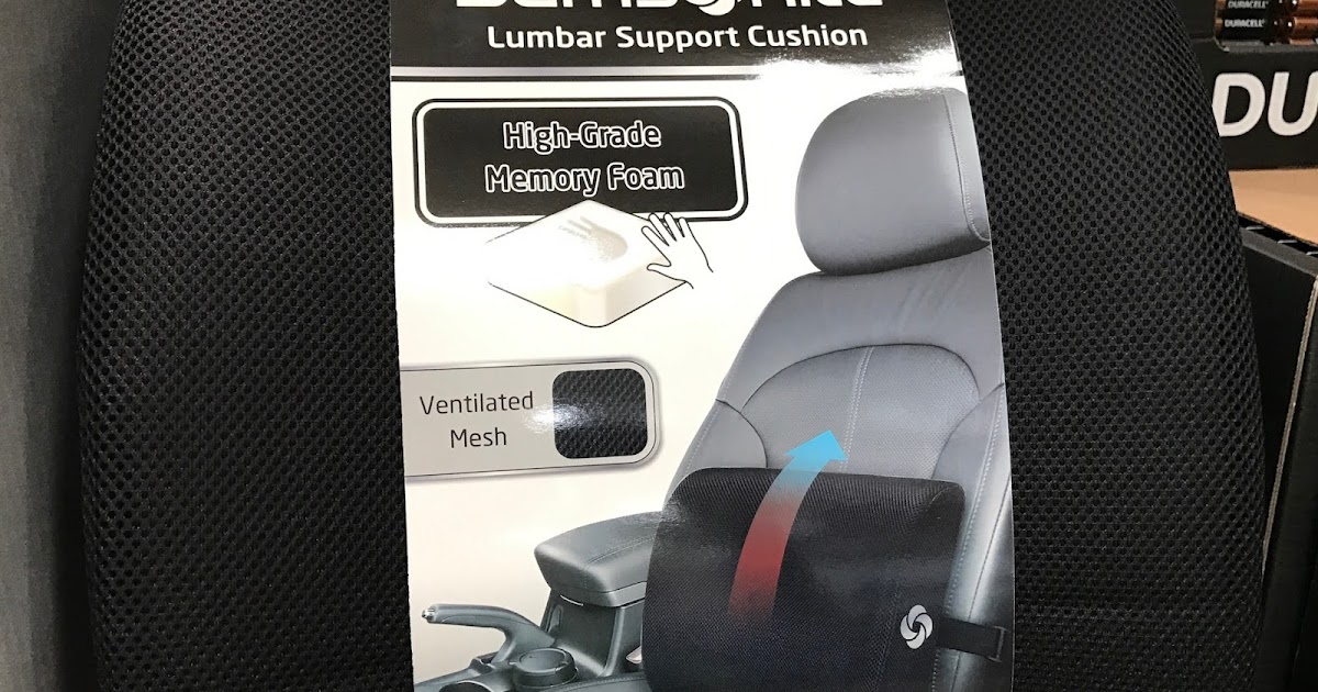 Samsonite Memory Foam Lumbar Support Cushion Costco Weekender