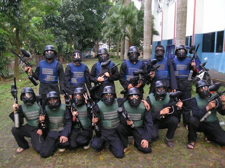 Batu Rafting: PAINTBALL DI MALANG