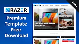 Razer Premium Magazine Blogger Template Free Download Razer Premium Magazine Blogger Template Free Download