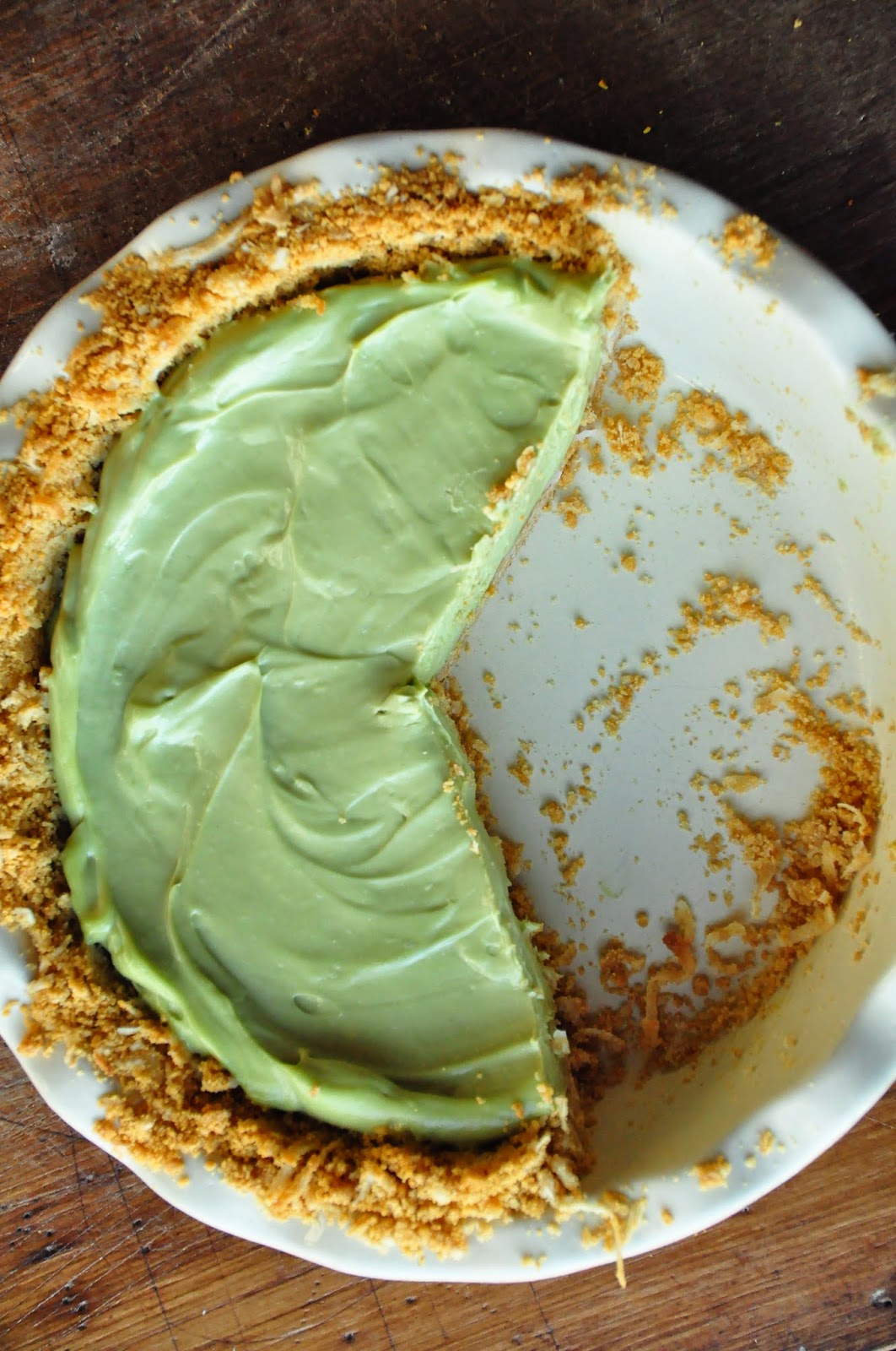 Bite Me Avacado Pie with Tequila Whipped Cream