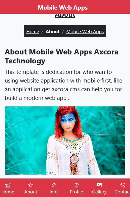 Mobile web app free download source code full gratis